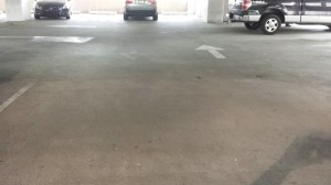 Parking Garage After Pressure Washing
