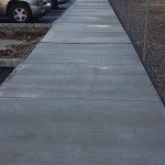 sidewalk after cleaning