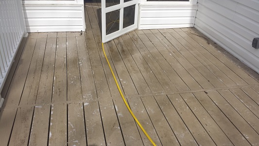 Composite Deck Before