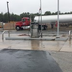 Gas Station Concrete Before