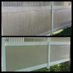 Lafayette Hill Vinyl Fence Cleaning