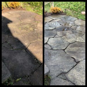 audobon stone patio power washing