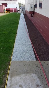 Granite Walkway Before