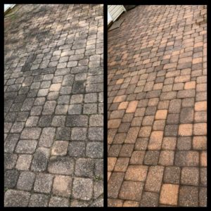 audobon brick patio power washing