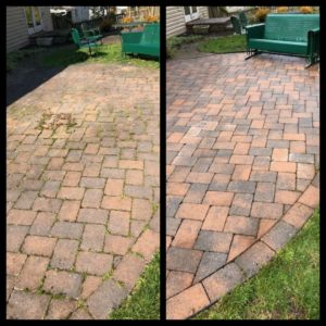 audobon brick patio power washing